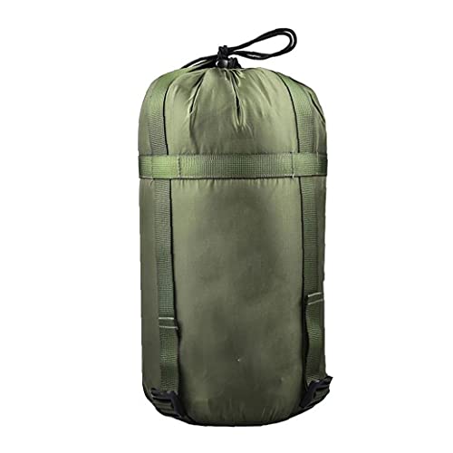 Compression-Schlafsack Leichter Beutel-Speicher-Packsack wasserdichte Kompressionssack für Camping Reisen Wandern Backpacking Armee-Grün Cover