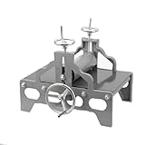Lfhelper Manual Printmaking Machine with Adjustable Slab Roller for Making Relief Plate Gravure Production Pressed Artworks, Pottery Equipment Printmaking Press Machine Engraving Press