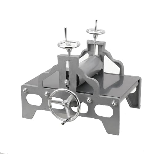 Lfhelper Manual Printmaking Machine with Adjustable Slab Roller for Making Relief Plate Gravure Production Pressed Artworks, Pottery Equipment Printmaking Press Machine Engraving Press