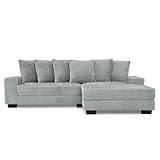 Équipement confortable avec coussins : six coussins sont inclus dans la livraison, qui offrent un confort supplémentaire et des accents visuels. Les coussins permettent un soutien d'assise flexible et peuvent être disposés selon vos goûts personnels. Ils augmentent le facteur de bien-être et confèrent au canapé un caractère accueillant qui complète et met en valeur les styles d'intérieur modernes et classiques.