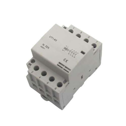 Contacteur modulaire CT1 4P 32A pour tableau electrique rail DIN domestique