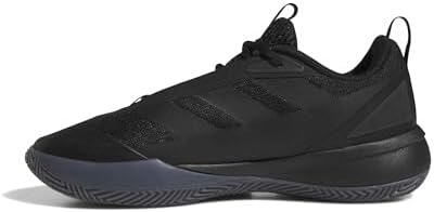 adidas Tênis unissex adulto Front Court, Preto/Carbono/Preto, 5