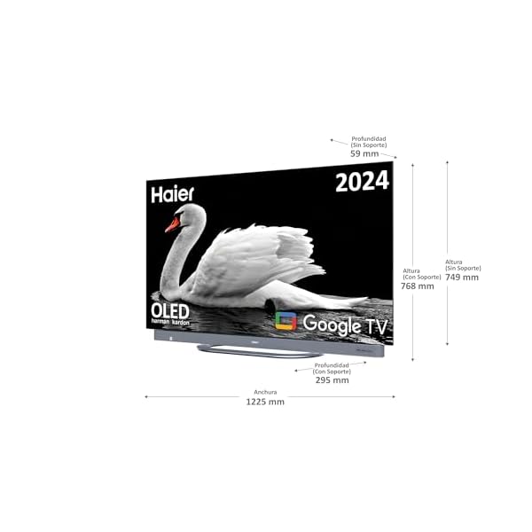 Haier OLED 4K UHD H55C900UX - 55", Google TV, HDR 10 de 2024 - Image 3