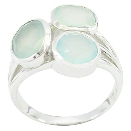 Bague argent sterling 925 bleu naturel RIYO le cadeau idéal