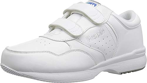 Image of Propet Mens LifeWalker Strap Slip On Walking Walking Sneakers Shoes - Off White