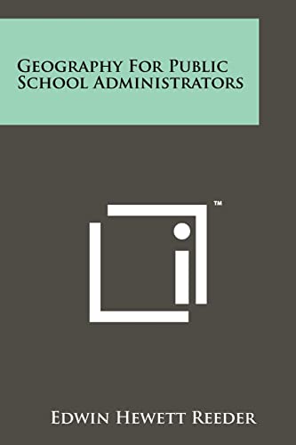 Geography for Public School Administrators