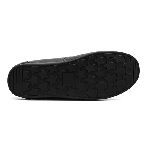 CAUTTILAM Women's Suede Moccasins Loafers Slip-Ons Dress Shoes Flats – Tassel Loafers for Women Comfortable Walking Penny Shoes Black by CAUTTILAM - Used condition - Image 5