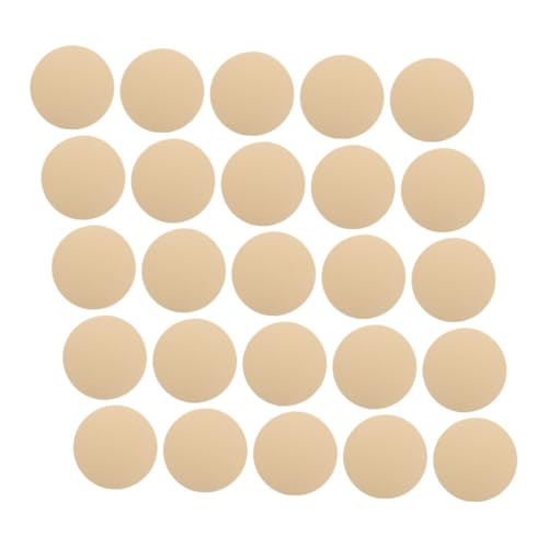 Beatifufu 25pcs Round Card Stock Paper DIY Card Making Paper Multipurpose Painting Material