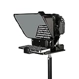 Desview P8 ユニバーサルテレプロンプター スマートフォンカメラ用 デジタル一眼レフカメラ タブレット 最大11インチ Bluetoothリモート折りたたみ式デザイン ライブストリーミングビデオ録画用 YouTube TikTokビデオ用