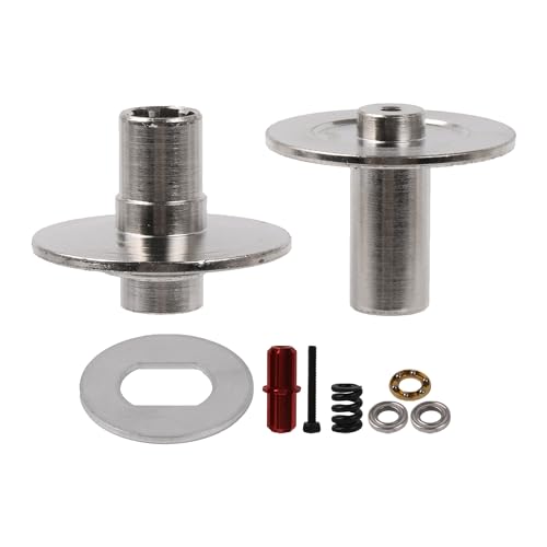 BQLZR RC 45 Steel Slipper Plate & Hub Set Replacement for ARRMA ARA310946 1:10 Silver