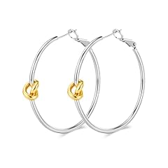 B-Big Hoop Earrings-Silver 02