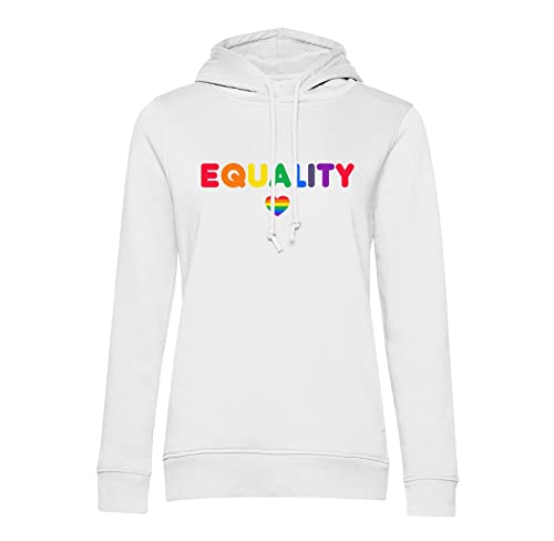 Sweat à capuche EqualityHeart l'amour arc-en-ciel à porter fièrement