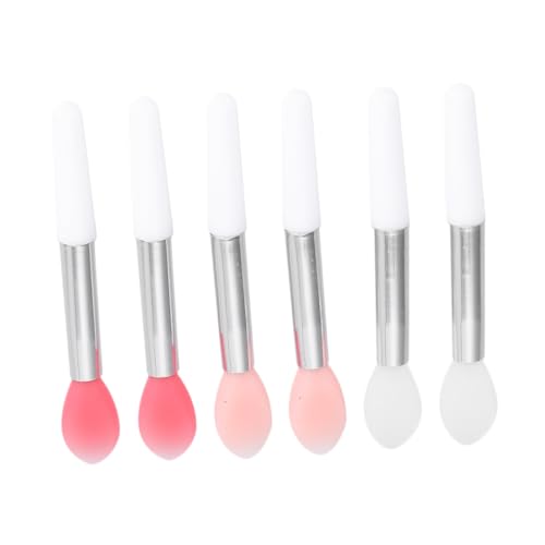 Veemoon 6pcs Silicone Applicator Set - Versatile Lip Brush for Makeup - Scrub & Cosmetic Use