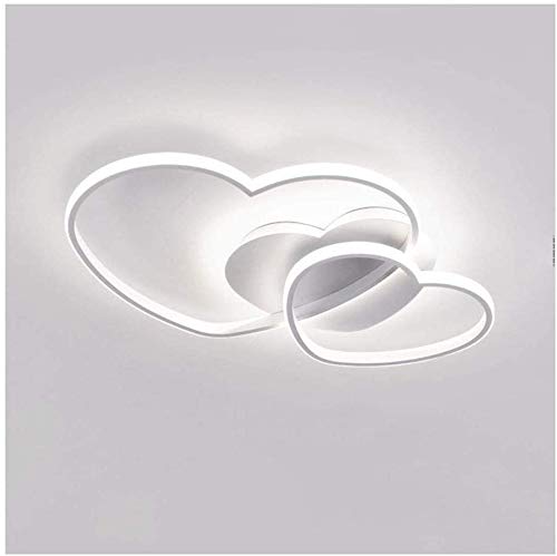 EFPD LED plafonnier acrylique coeur à coeur lustre design en forme de coeur créatif dimmable 3000K ~ 6000K