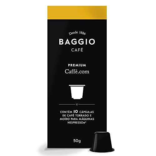 Baggio Café Cápsulas De Café Premium Caffè.Com Compatível Com Nespresso Contém 10 Cápsulas