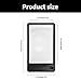 Magnifying glass 4 times magnifier with adjustable brightness LED light, suitable stand for elderly detailed viewing glass