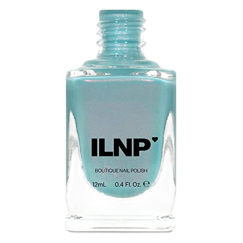 Image of ILNP Valentina - Milky Teal Sheer Shimmer Nail Polish