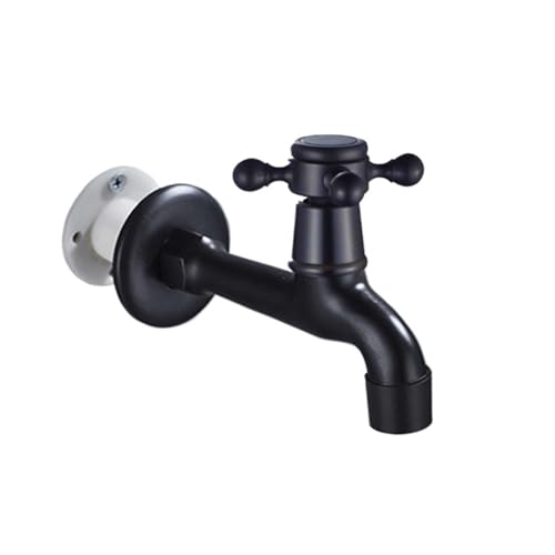 Grifo exterior de latón cepillado negro antiguo para lavadora modelo C 4