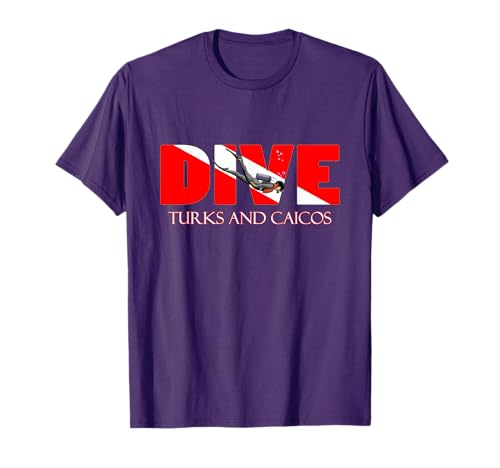 DIVE Turks and Caicos SCUBA Diving Snorkeling T-Shirt