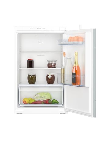NEFF KI1211SE0, N 30, Einbaukühlschrank, 88x56 cm (HxB), Kühlen 136l, 35dB, Made in Germany, LED-Beleuchtung, Sicherheitsglas, Fresh Safe, Eco Air Flow, Schleppscharnier