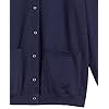 AmeriMark-Womens-Fleece-Cardigan-Sweater-Lightweight-Soft-Long-Sleeve-Jacket AmeriMark Women Fleece Snap Button Cardigan Sweatshirt Coat – Ladies Soft Lightweight Warm Long Sleeve Jacket with Pockets