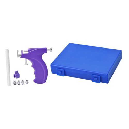 PartyKindom Stainless Steel Ear Piercing Ear Piercer Tool for Ears Piercing Self Ear Piercing Kit Low-pain Piercing Process Random