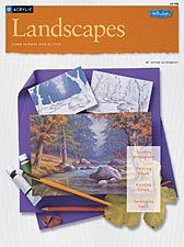 Office Product LANDSCAPES IN ACRYLICS Book