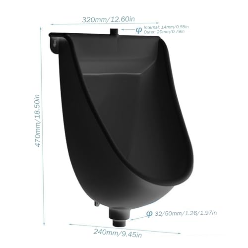 Urinal sans eau pour hommes cabane et van anti-éclaboussures - 2