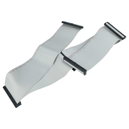 vhbw Cavo a Nastro SCSI per collegare 5 dispositivi SCSI - Cavo Interno, 50 Pin, 75 cm