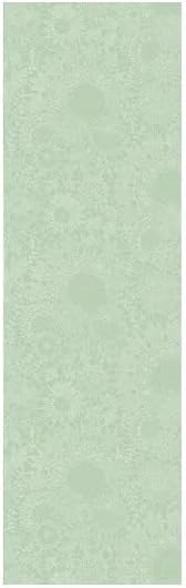 Miniatura 5 de GARNIER-Thiebaut, Mille Guipures, mantel jacquard francés de jade, 100% algodón, 71 x 98 pulgadas