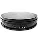 PrimeMatik - Base giratoria eléctrica de 25 cm. Plataforma Rotatoria de Color Negro