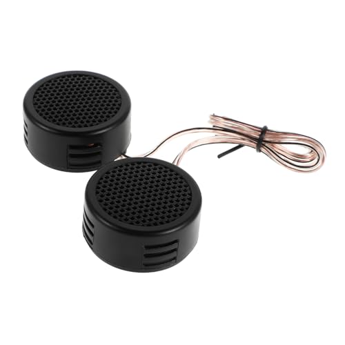 JECOMPRIS 1pair Car Speakers Mini Dome for Dynamic Stereo Efficient Design for Easy Installation Fit Car Audio Accessory