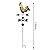 Weather Vane with Rooster Ornament, Cast Iron Wind Vane Weather Vane for Roofs Rooster Weathervane Garden Yard Patio Decor