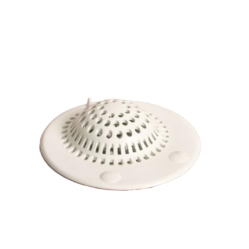 2 Pack Tapones de Drenaje Atrapa Cabello Blanco miniatura 2