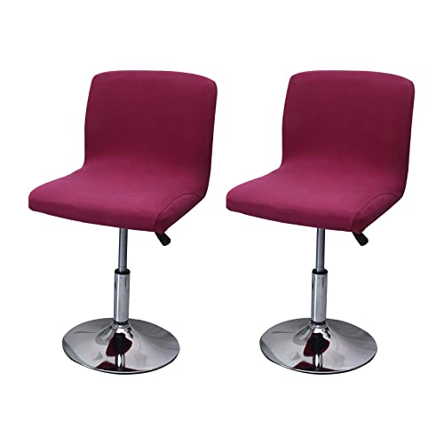 YarnYard Housse de Tabouret de Bar Extensible, 2Pcs Protecteur de Siège de Chaise de Salle à Manger, Housse de Chaise Haute Imprimée pour Bar,#14 Cover