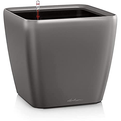 Pot de fleurs d'intérieur Lechuza Premium Quadro Ls finition luxe 50cm
