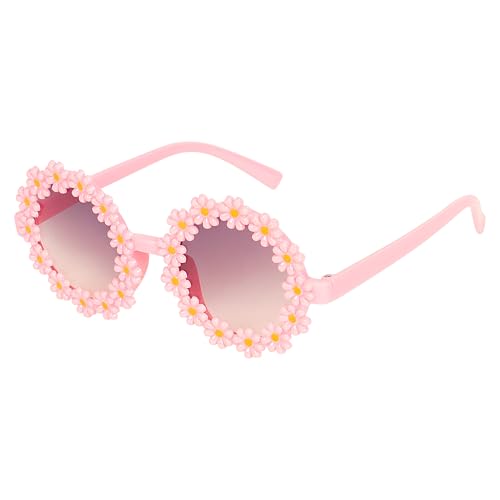 Image of ALNA-TURA Flower Sunglasses For Kids Girls| UV Protection Sunglass, Shade For Girls, Polarized, Stylish, Fashion, Modern, Flower-Shaped Sunglasses forChildrens (Age 3 To 10 Years)
