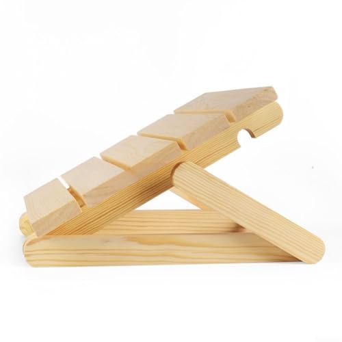 Aetluxery Oreiller repose-tête ergonomique en bois pour un confort ultime et un soutien du cou dans le hammam, le spa et le sauna à la maison