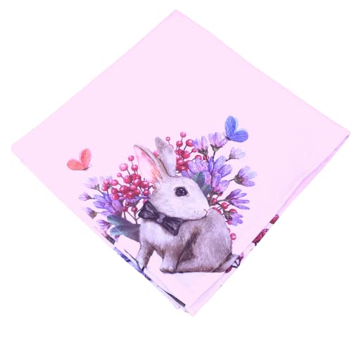 Maison Charlô | Oster-Oxford-Polyester-Stoffservietten La Pom | wiederverwendbare Servietten, Esstischdekoration | weiche, langlebige Servietten für Ostern Cover