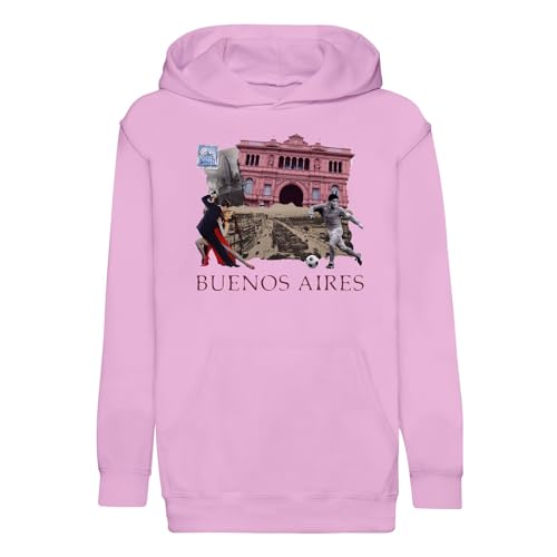 Sweat à capuche enfant Buenos Aires premium aux finitions soignées