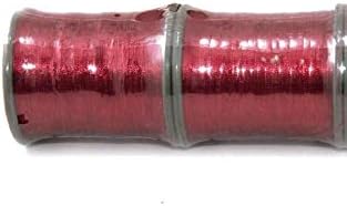 Bhavya Enterprises Zari roll (Metallic Yarn) Thread for Embroidery Work, Beading, Jewellery Making and Crafts (Pink, 2)