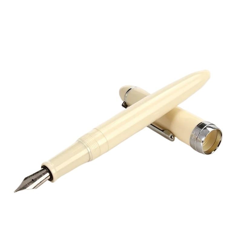Stylo-plume à clip argenté 0.5 mm pour l'écriture de bureau