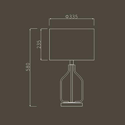 Lampe de table moderne simple pour lire sans fatigue visuelle dans la chambre