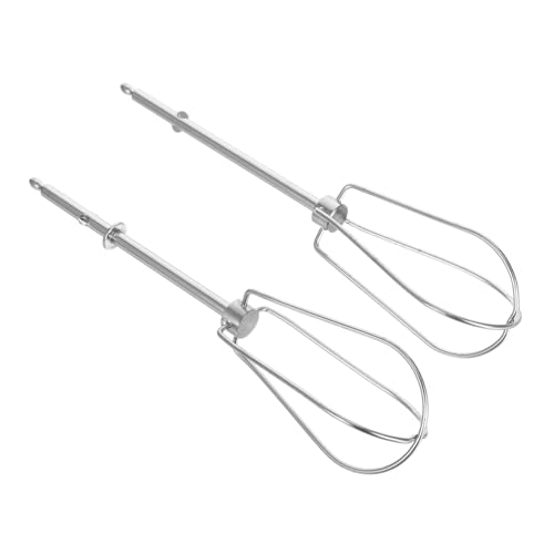 HAKIDZEL 2個ステンレス製スタンドミキサー用アクセサリー 耐久性に優れた電動ミキサー交換用ビーター 効率的な泡立て器 卵白ホ