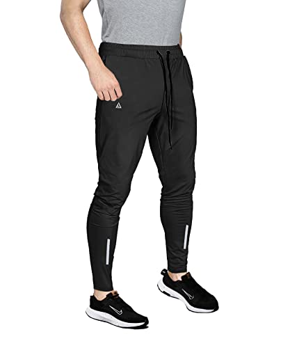 Image of AVOLT Men Slim Fit Lycra Blend Track Pants