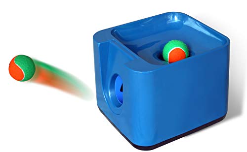 IDOGMATE Dog Ball Launcher Rechargeable Automatic Pet Ball Launcher (LaunchBox for Most Sized Dogs who can Carry 2.5  pet Ball by Mouth)