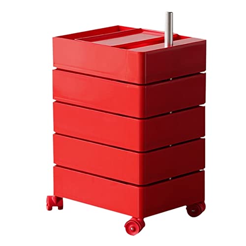 Table de Chevet Rotatif FANDIAO 5 tiroirs pour En finir avec le Désordre de Lit
