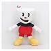 Peluche 15cm-28 cm gioco cuphead peluche giocattolo Mugman il Diavolo leggendario Chalice King Dice Giocattoli ripieni Peluche Peluche Bambola Cuphead Portachiavi Pendente ( Color : Cuphead 22cm )