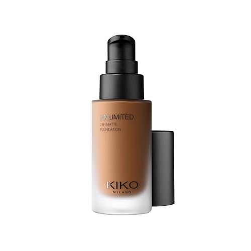 KIKO Milano Unlimited 24H Matte Foundation 9.5 WG, Long-Lasting Matt Liquid Foundation With Up To 24-Hour Hold