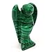 Produktbild Haussammlung 1 stück Natürliche Malachit Statue Natürlicher Edelstein Kristall Engel Figuren Home Office Dekoration Handgemachtes Artware Geschenk Raumdekoration ( Color : Malachite 1pc , Size : 1.37i
